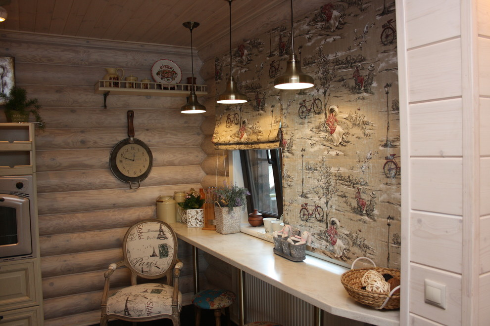 Римские шторы с принтом