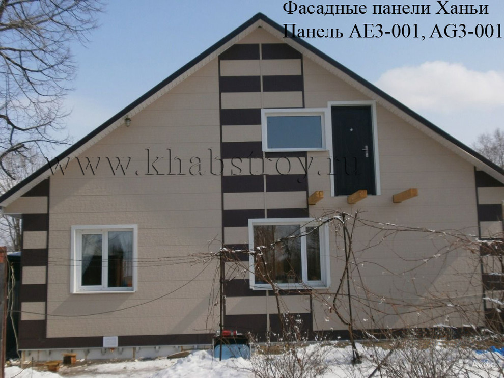 Обложка проекта: отделка панелями Ханьи