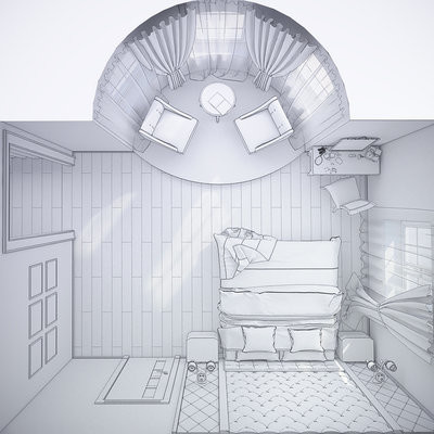 Таун хаус в современном стиле с элементами ар деко.