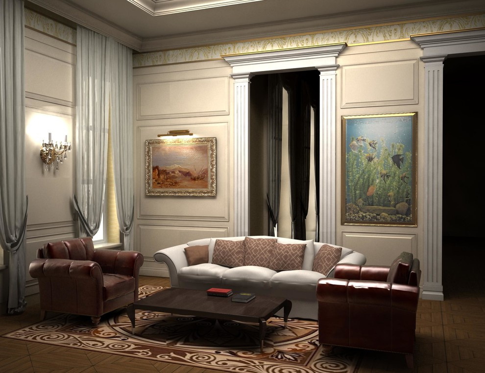 Интерьер фрагмента частного дома 2000 м2