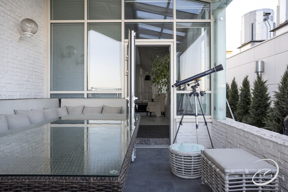 Квартира в Москве с застекленной верандой