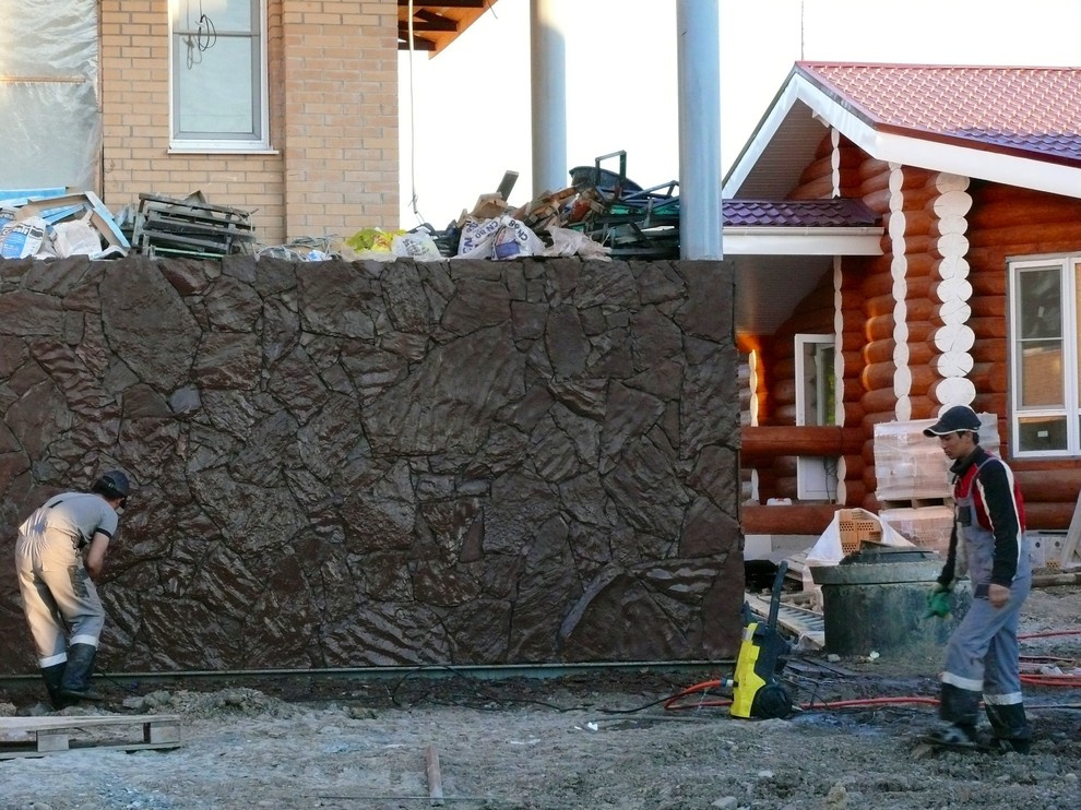 Облицовка фасадов песчаником