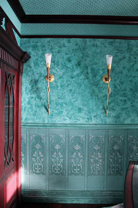 Lincrusta и роспись