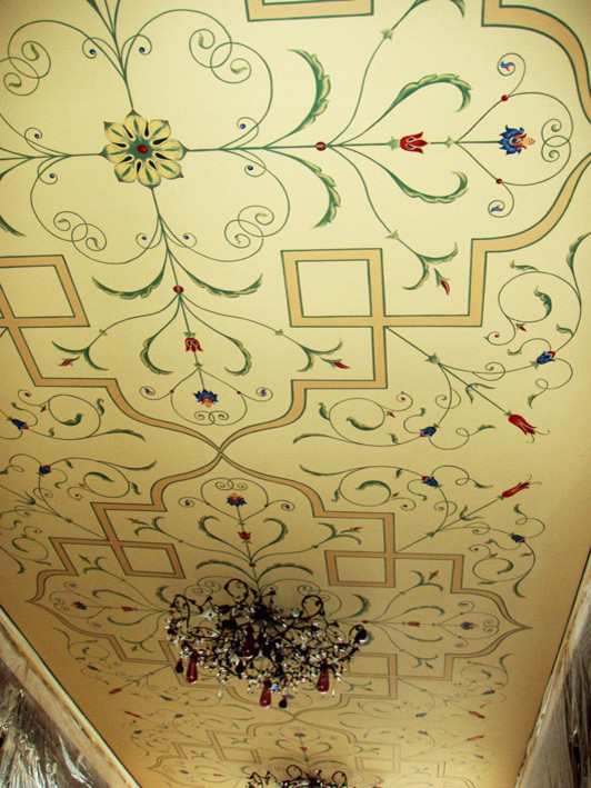 Lincrusta и роспись