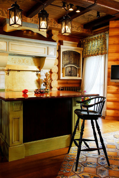 Деревянный дом 550 кв.м. в русском стиле