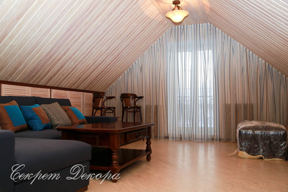 Дизайн штор в загородном доме