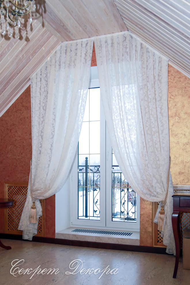 Дизайн штор в загородном доме