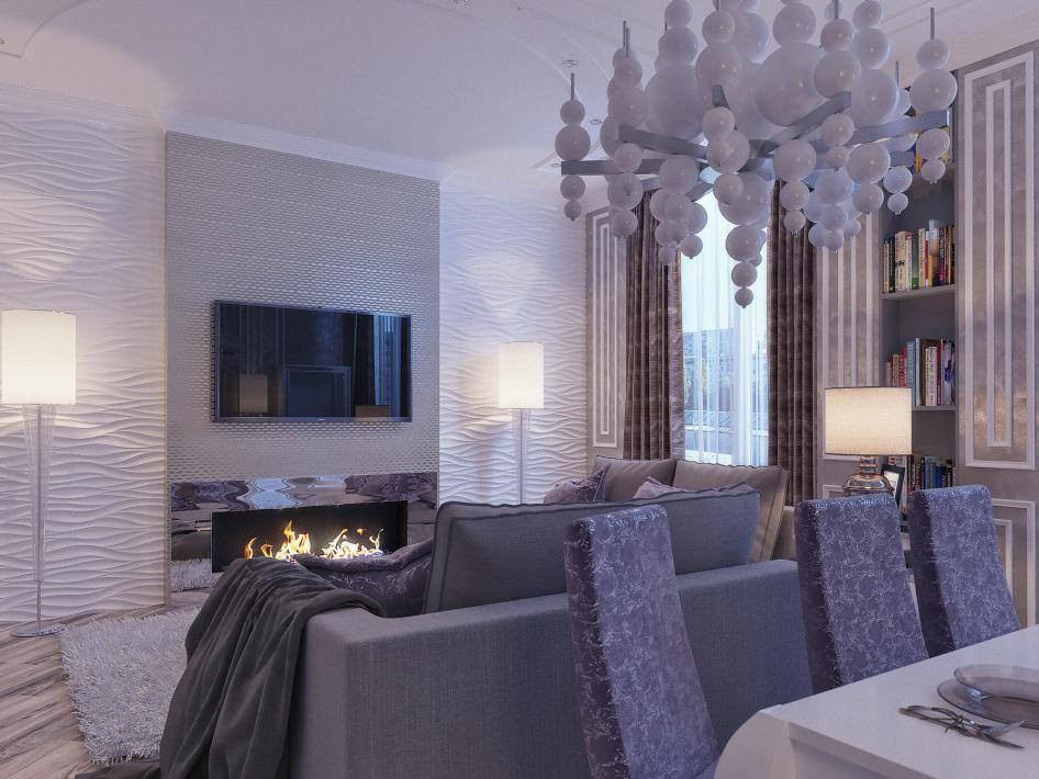 Настенные биокамины Decoflame New York Empire в интерьере