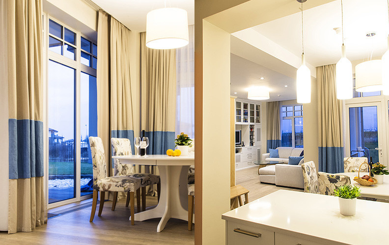 Интерьер дома в скандинавском стиле.