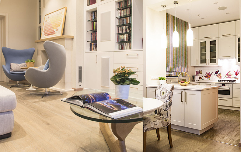 Интерьер дома в скандинавском стиле.