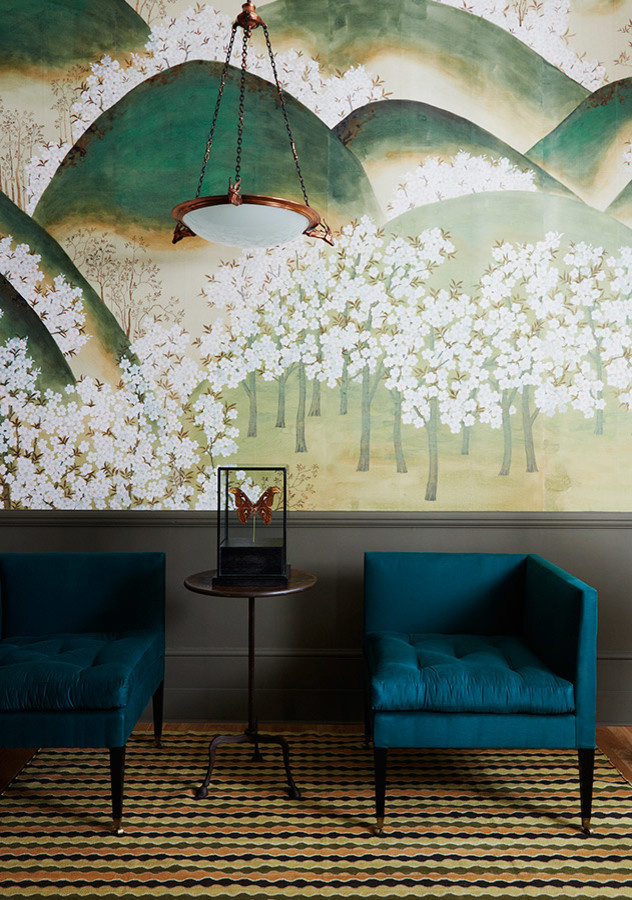 de Gournay: обои ручной росписи