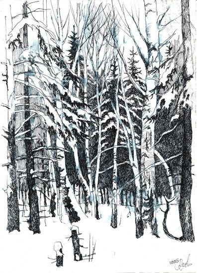 Мои черно-белые рисунки