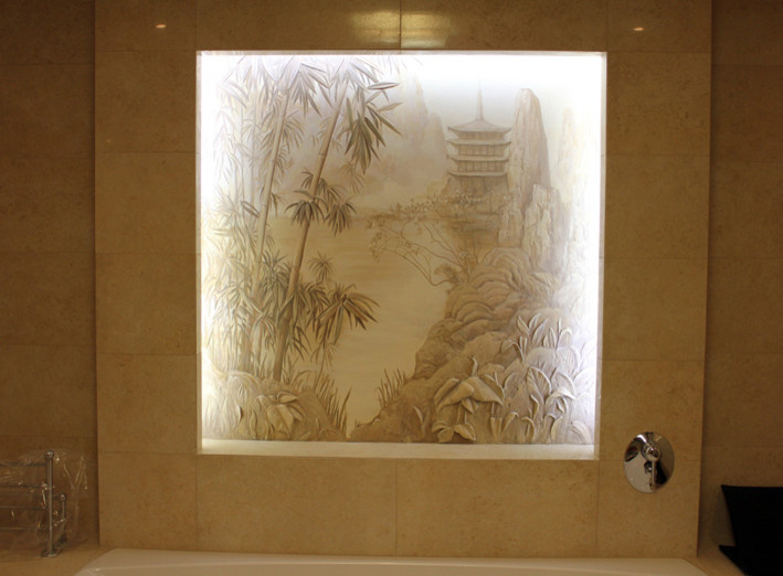 Роспись в ванной