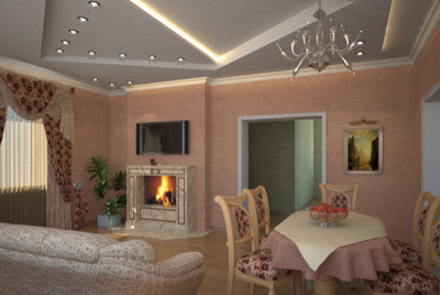 Дизайн гостинной