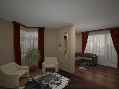 Обложка проекта: Дизайн гостинной