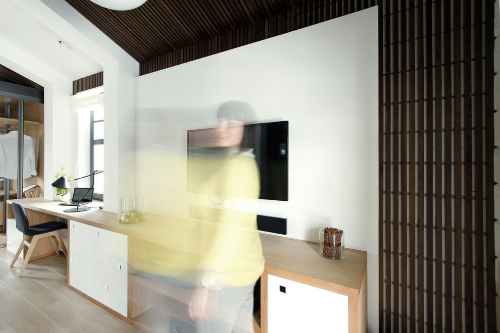 Спальня с прозрачной гардеробной для «Дачного Ответа»