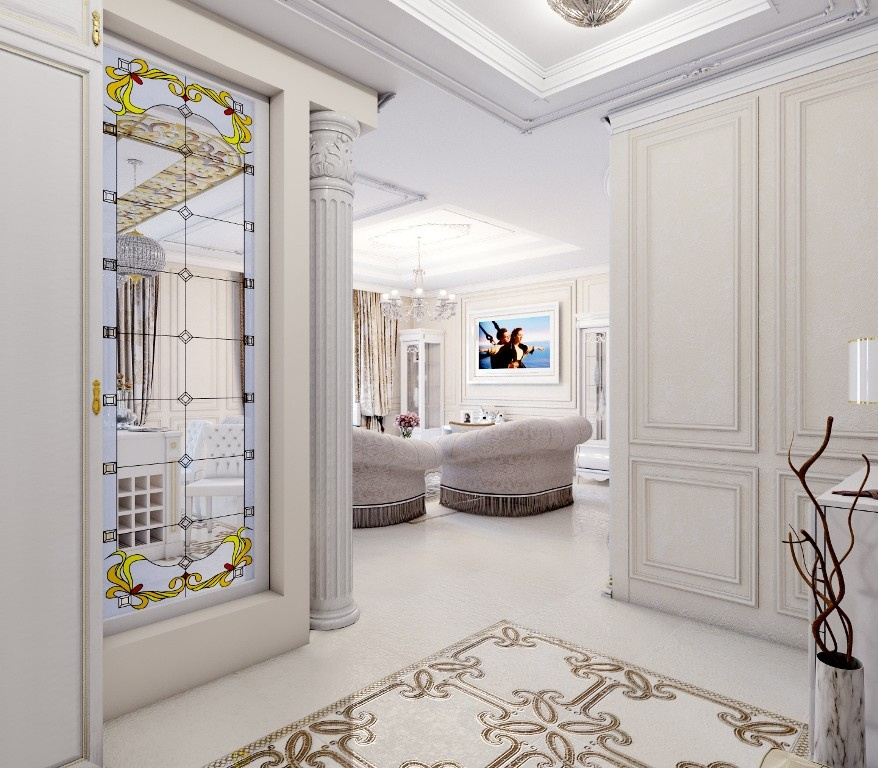Квартира в классическом стиле для молодой семьи