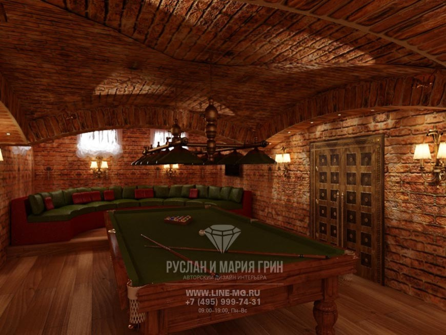 Дизайн интерьера дома из бруса