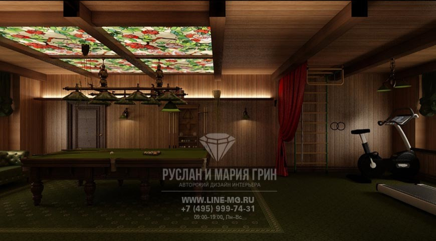 Дизайн интерьера дома из бруса