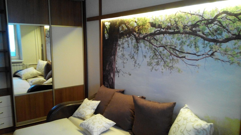 Обложка проекта: Фотообои Дерево под заказ в интерьере квартиры