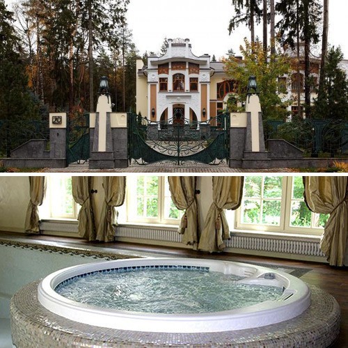 Джакузи, интегрированный в плавательный бассейн