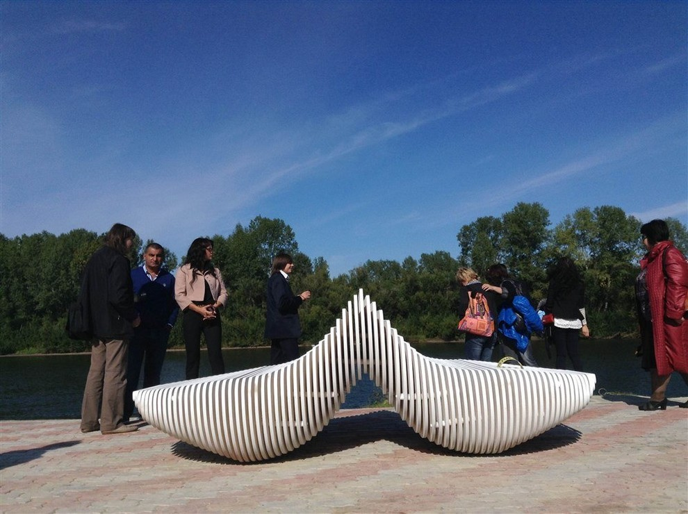 Малая архитектурная форма. Скамейка для г. Канск