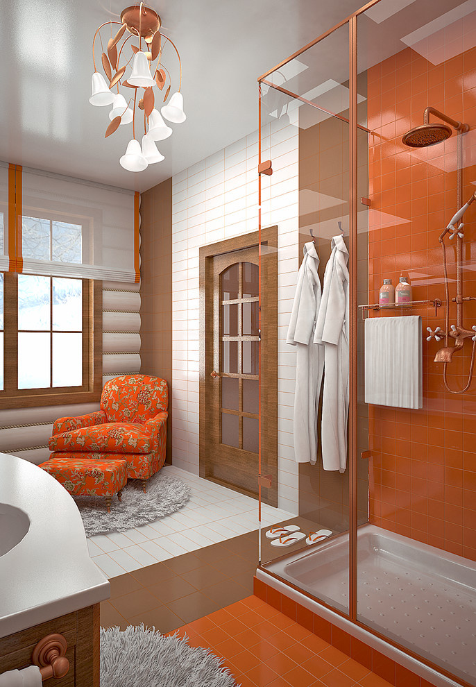 Дом из оцилиндрованного бревна, площадью 273,5м2