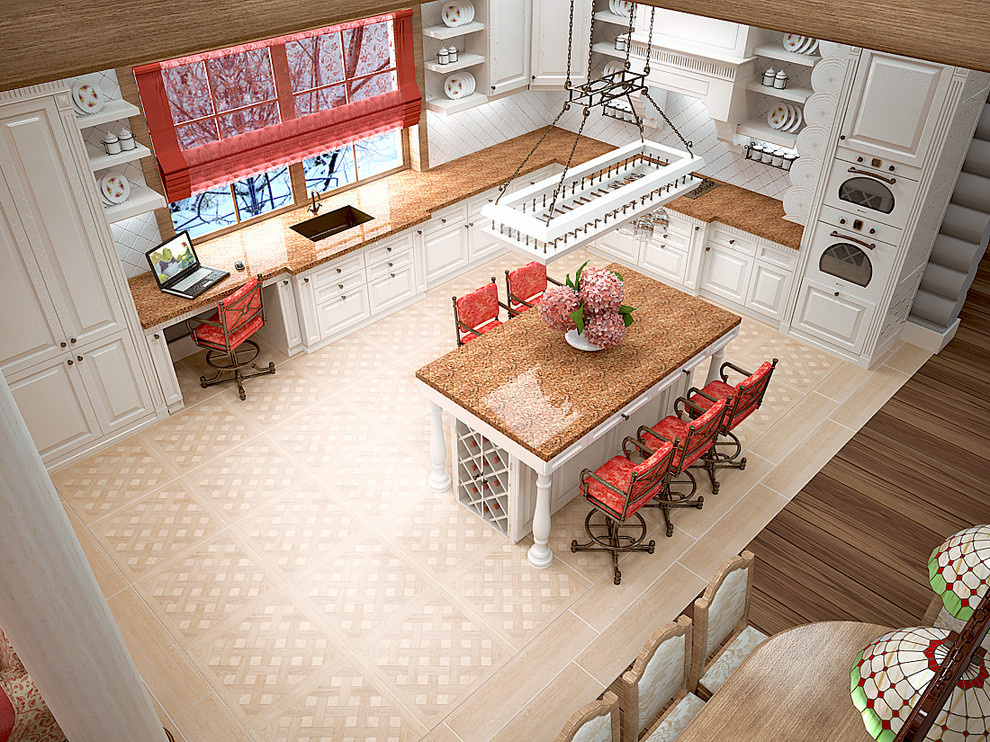 Дом из оцилиндрованного бревна, площадью 273,5м2