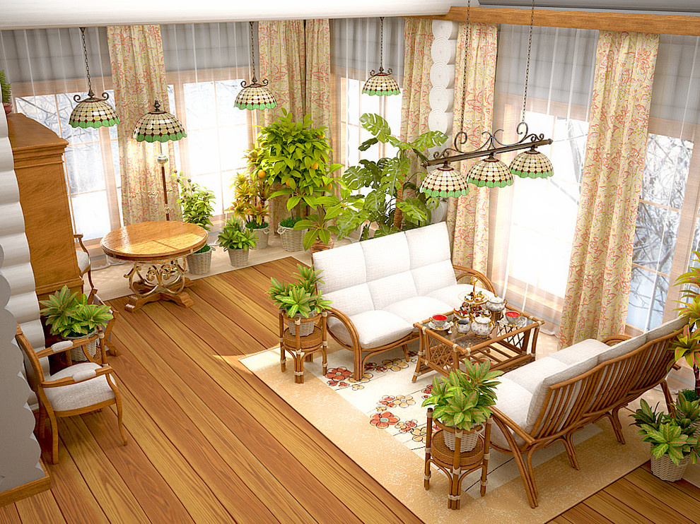 Дом из оцилиндрованного бревна, площадью 273,5м2