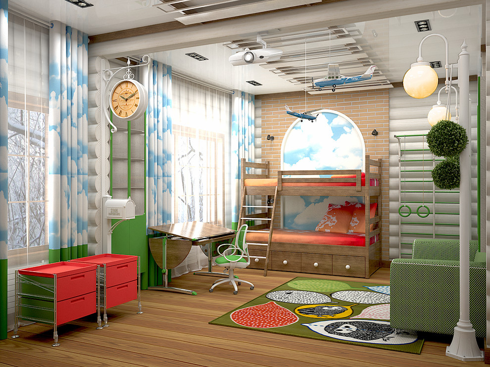 Дом из оцилиндрованного бревна, площадью 273,5м2