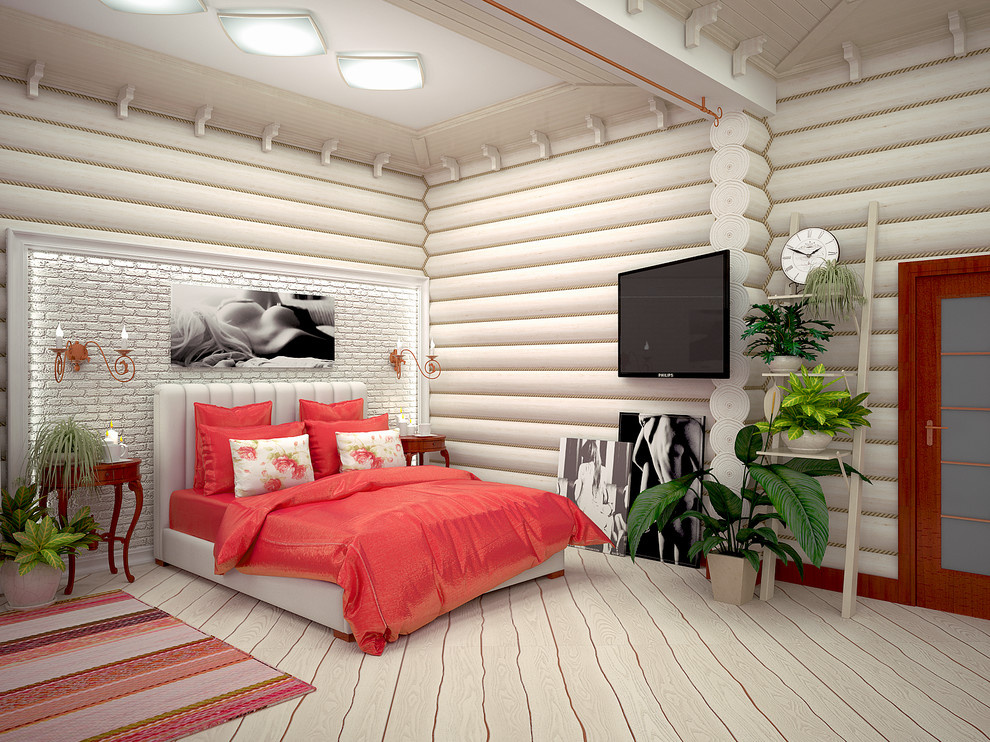 Дом из оцилиндрованного бревна, площадью 273,5м2