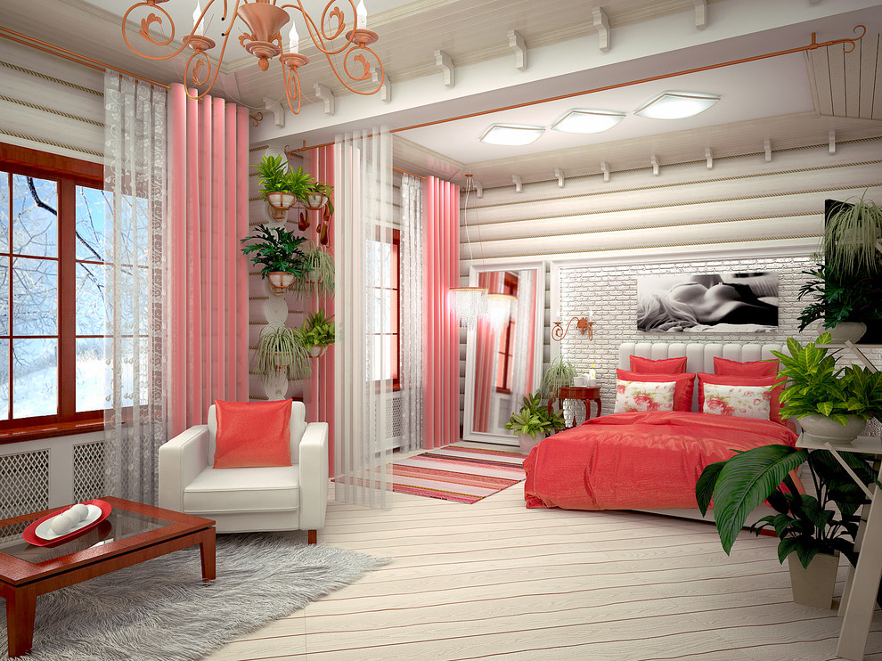 Дом из оцилиндрованного бревна, площадью 273,5м2