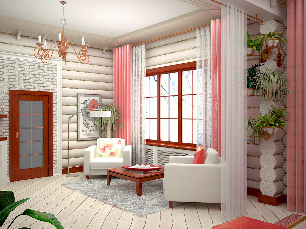 Дом из оцилиндрованного бревна, площадью 273,5м2