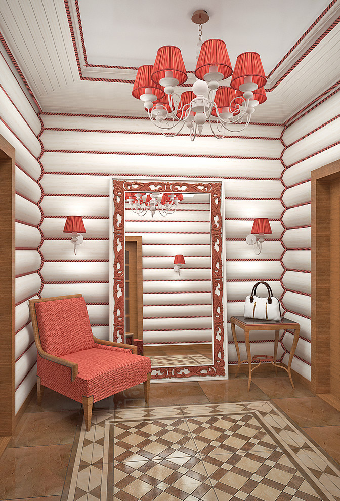 Дом из оцилиндрованного бревна, площадью 273,5м2