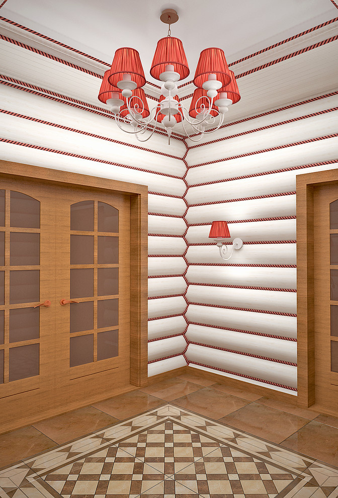 Дом из оцилиндрованного бревна, площадью 273,5м2