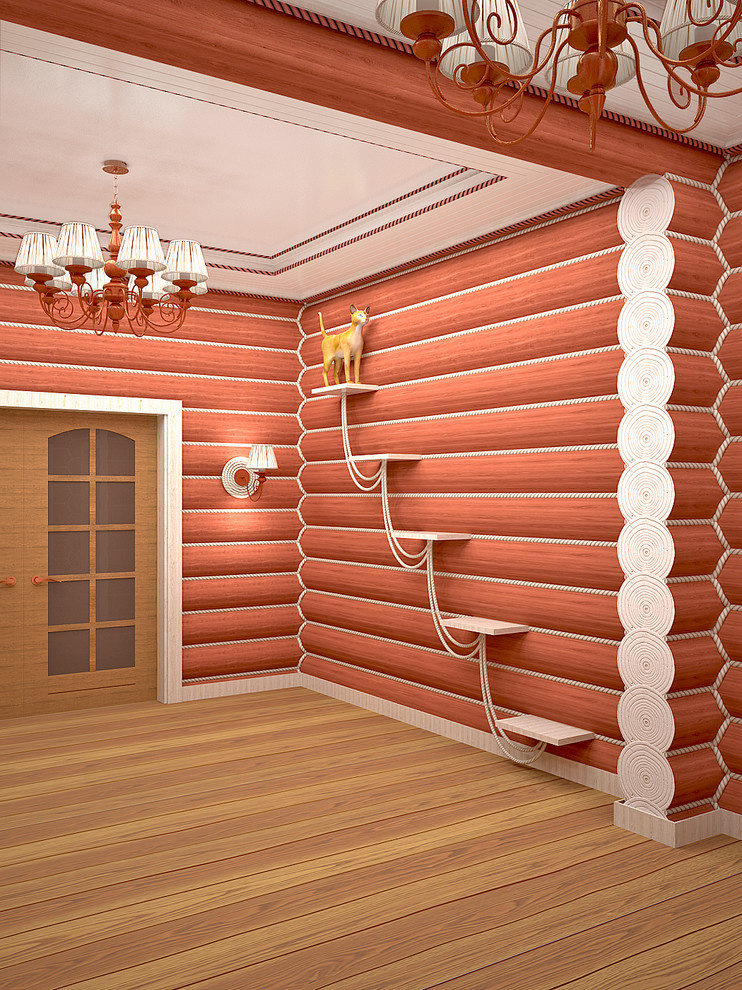 Обложка проекта: Дом из оцилиндрованного бревна, площадью 273,5м2