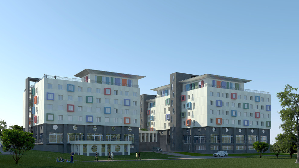 Студенческое общежитие на 500 человек