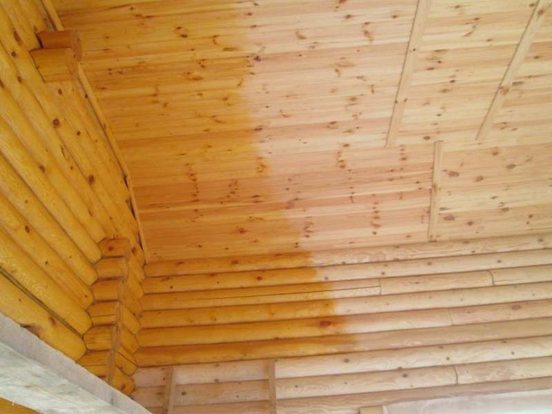 производим работы по шлифовке, покраске, конопатке срубов