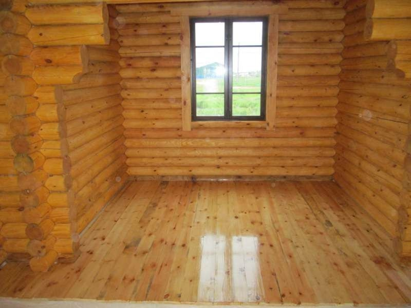 производим работы по шлифовке, покраске, конопатке срубов