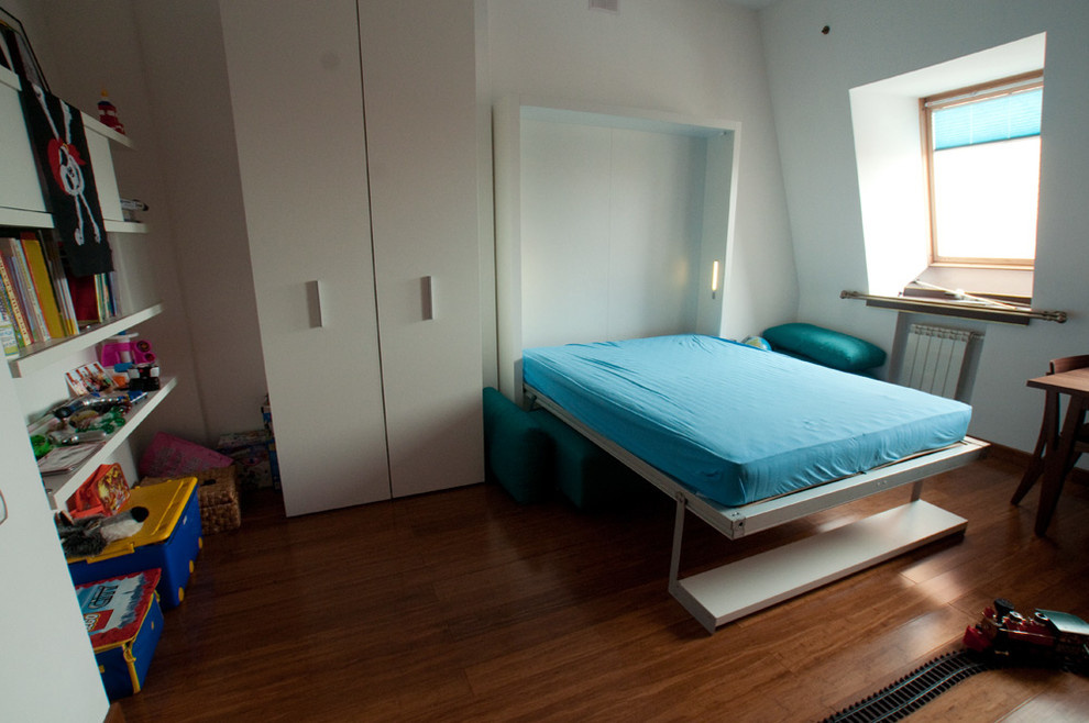 Комната сына. Бамбук и мебель трансформер.