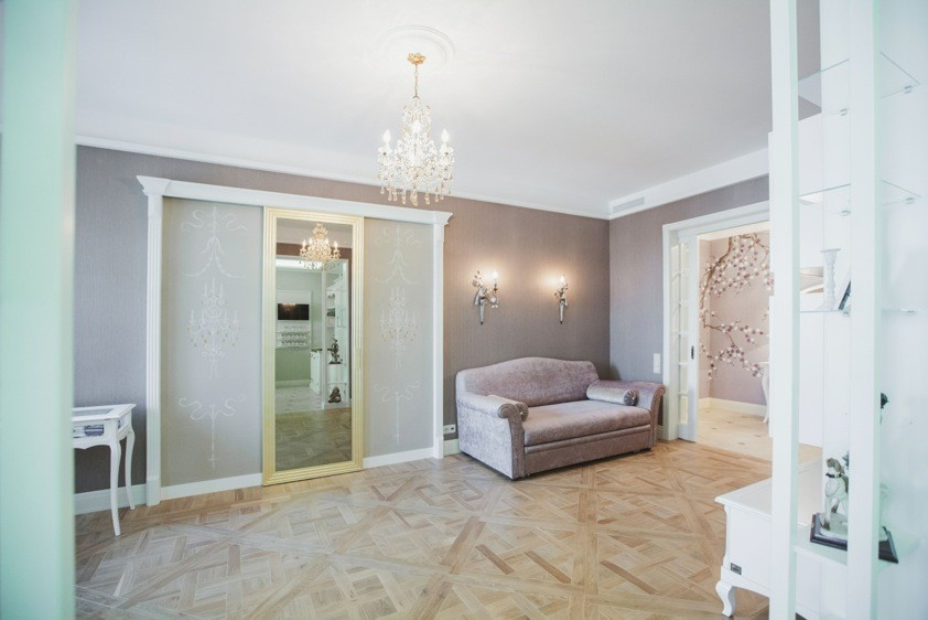 Дизайн проект трехкомнатной кваритры в ЖК "Oxygen"