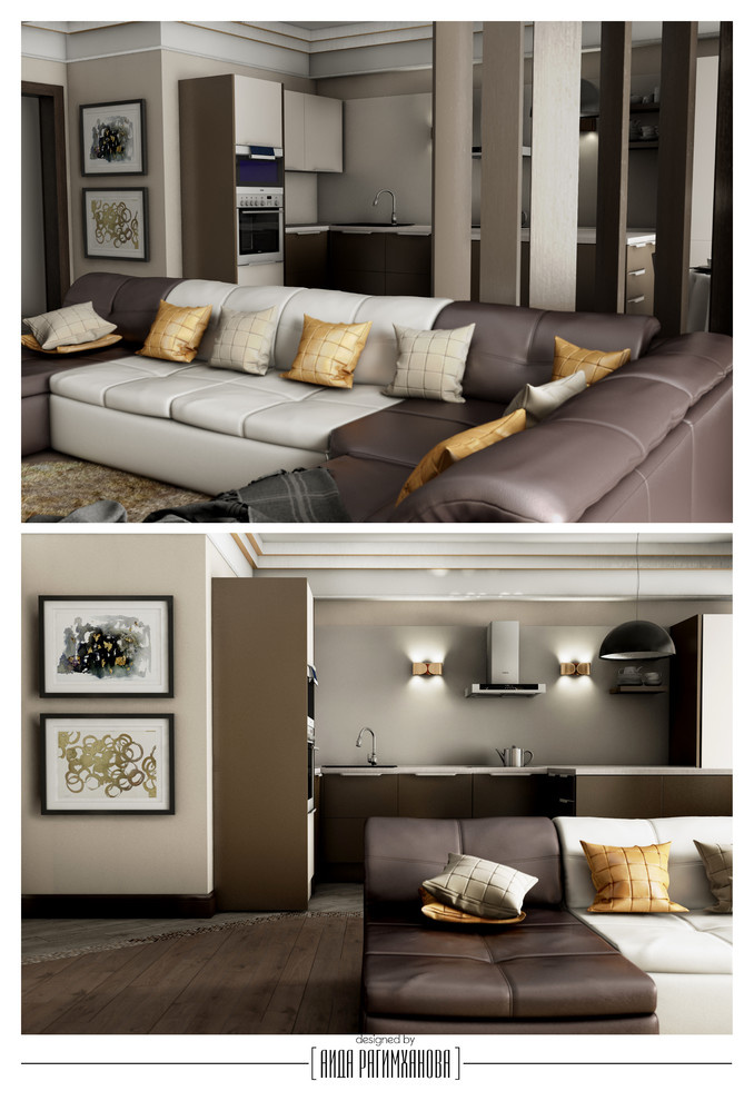 Квартира-студия для молодой пары