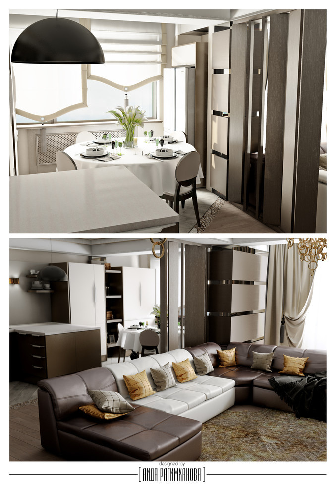 Квартира-студия для молодой пары