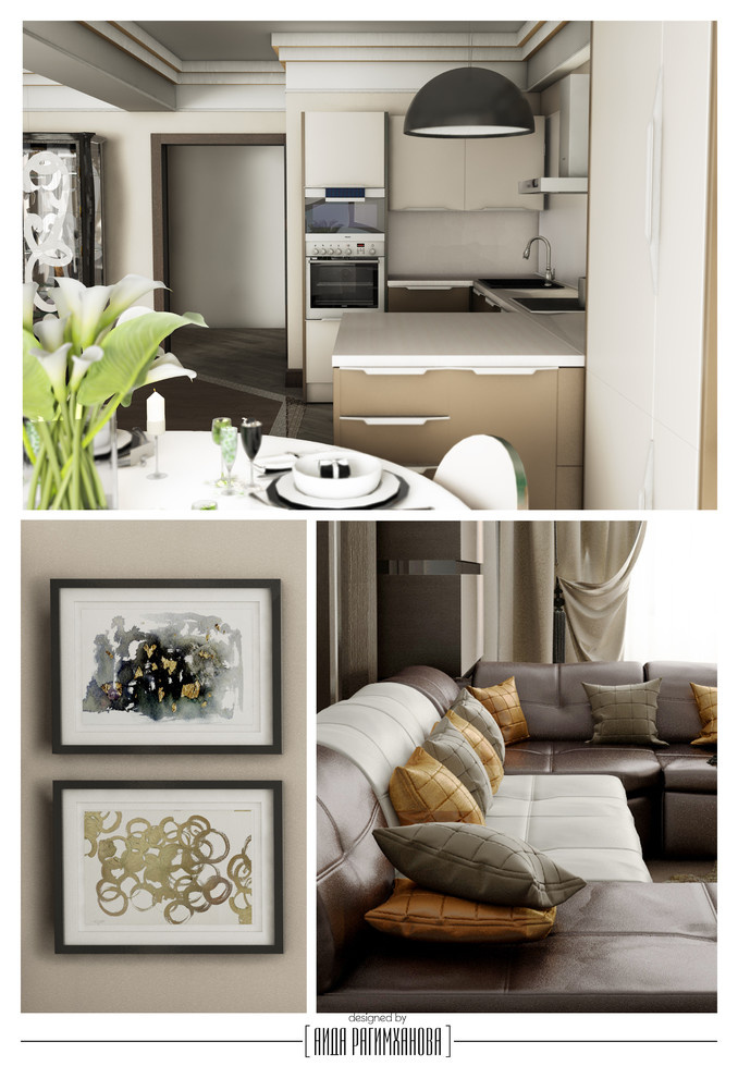 Обложка проекта: Квартира-студия для молодой пары