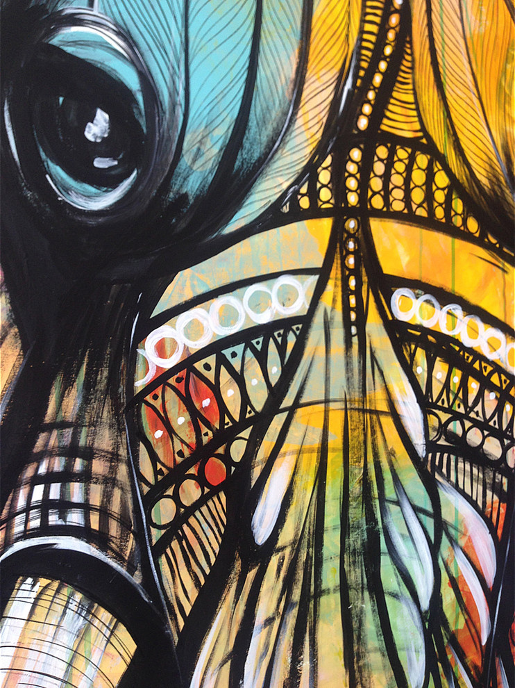 WALLPAINTING: magic elephant