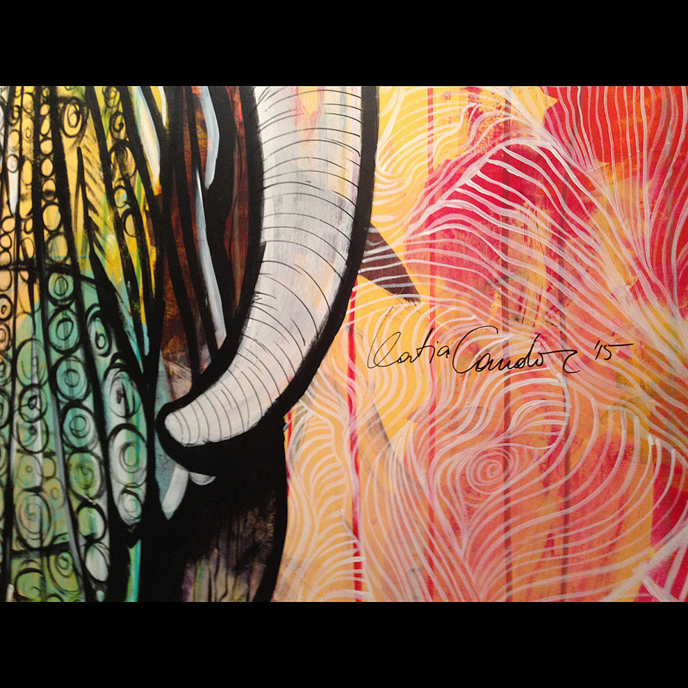 WALLPAINTING: magic elephant