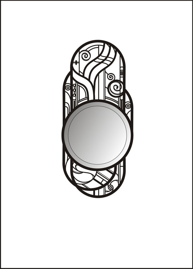 Проект кованной рамы для зеркала