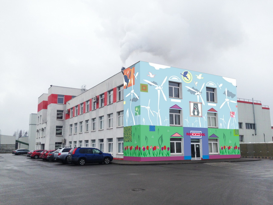 Росписи фасадов