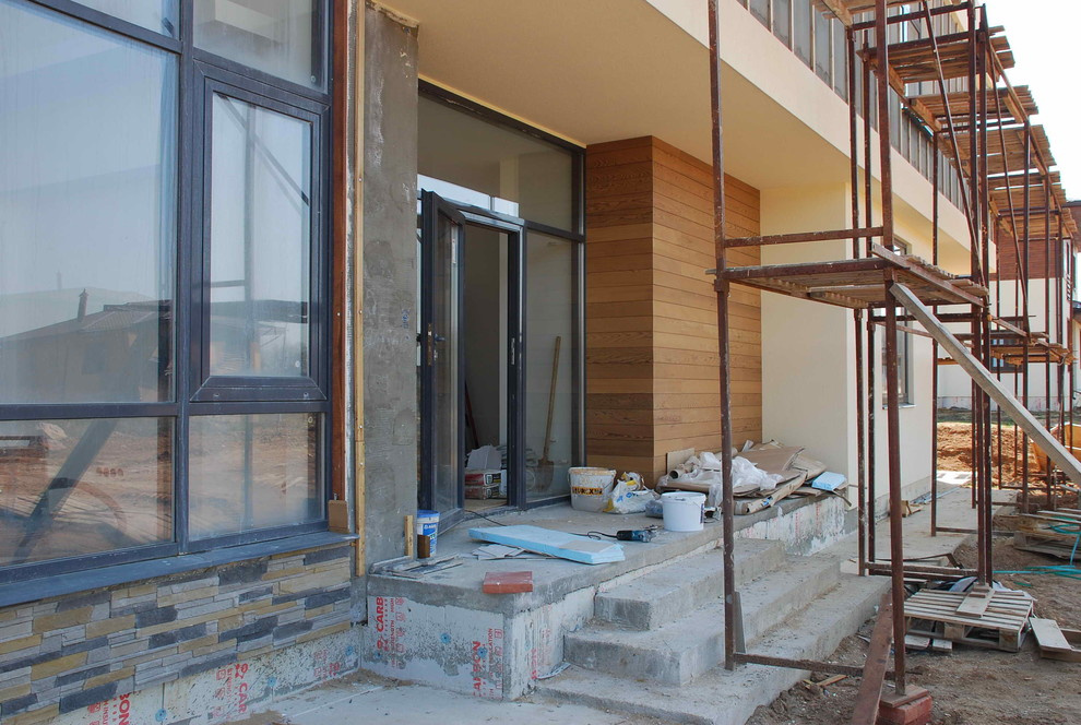 Строящийся частный жилой дом