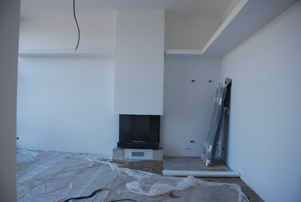 Строящийся частный жилой дом